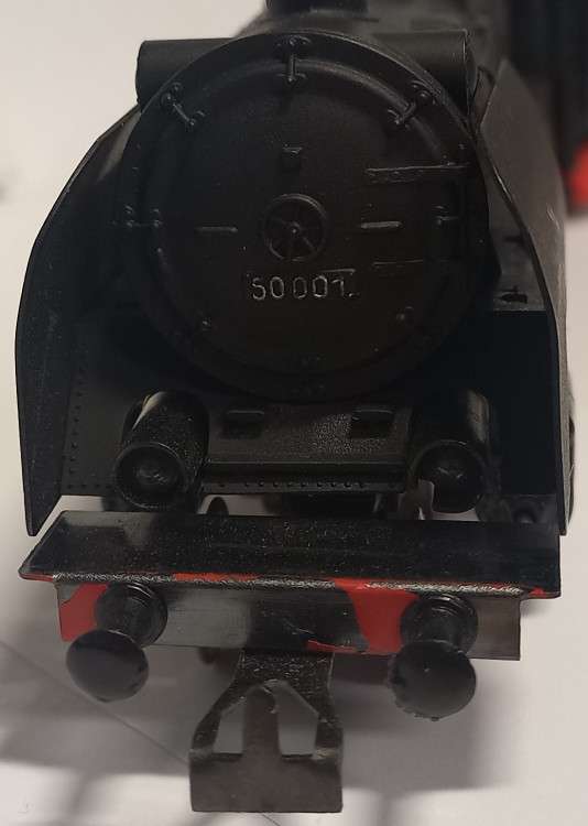 PIKO 50 001 mit beweglichen Vorläufer  SAMMLERWERT ca. 70€ - 100€  Baujahr: 1962
