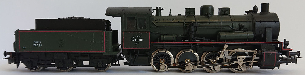 PIKO 040 D 90 SNCF (BR55)  SAMMLERWERT ca. 50€ - 90€  Baujahr: 1967
