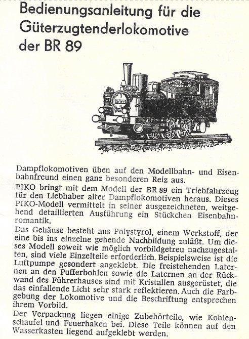 PIKO 89 1592 Königlich Sächsische Staatseisenbahn  SAMMLERWERT ca. 50€ - 75€  Baujahr: 1964
