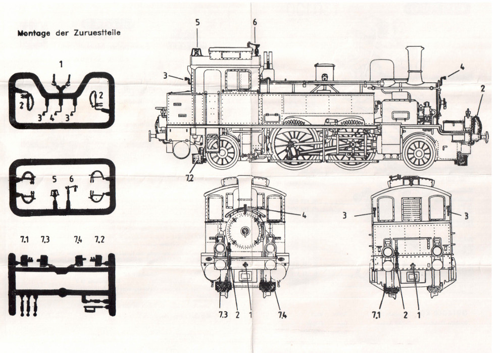 Gützold 71 338 Königlich Sächsische Staatseisenbahn  SAMMLERWERT ca. 100€ - 180€  Baujahr: 1994
