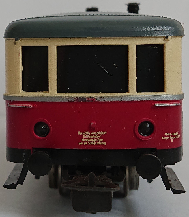 PIKO VT135 062 Verbrennungstriebwagen  SAMMLERWERT ca. 40€ - 80€  Baujahr: 1963
