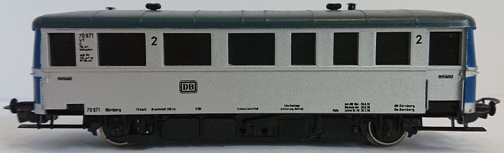 PIKO / AG-Marienberg  VT70 791 Hydronalium Verbrennungstriebwagen  SAMMLERWERT ca. 80€ - 120€  Baujahr: 1982
