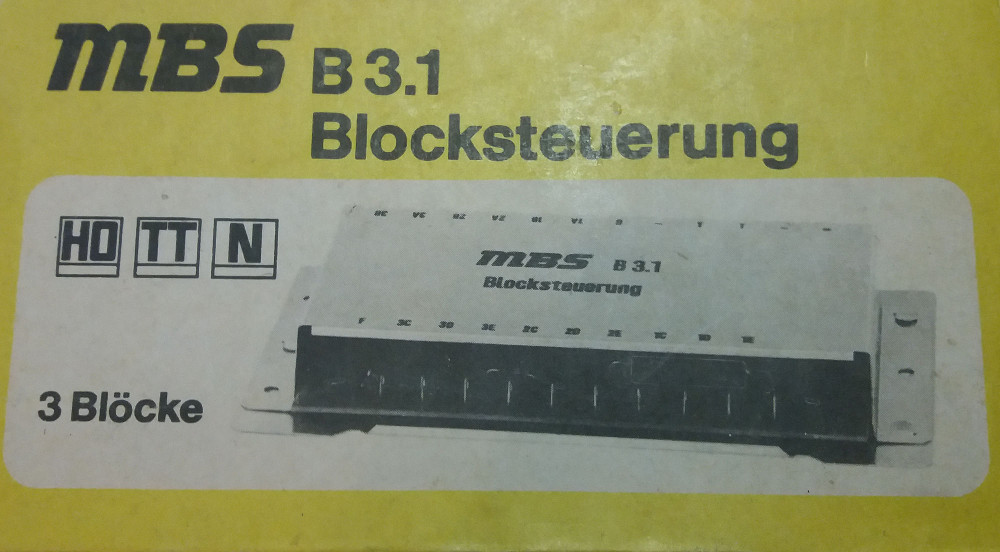 MBS Blocksteuerung B3.1 incl. Beschreibung  
