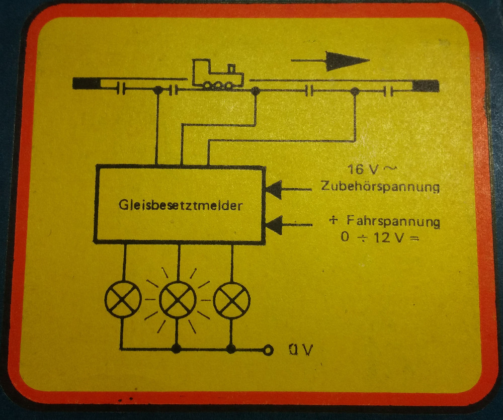 MBS Gleisbesetztmelder GB 3.1 incl. Beschreibung  