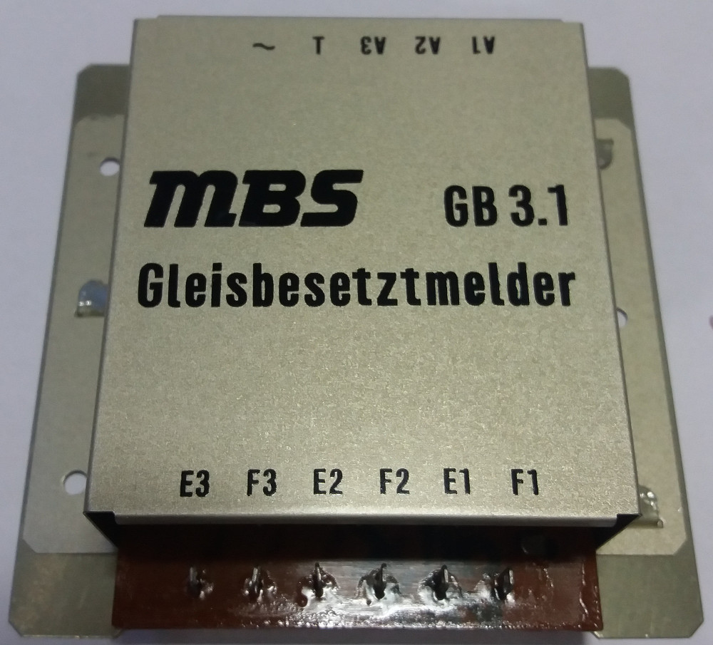 MBS Gleisbesetztmelder GB 3.1 incl. Beschreibung  