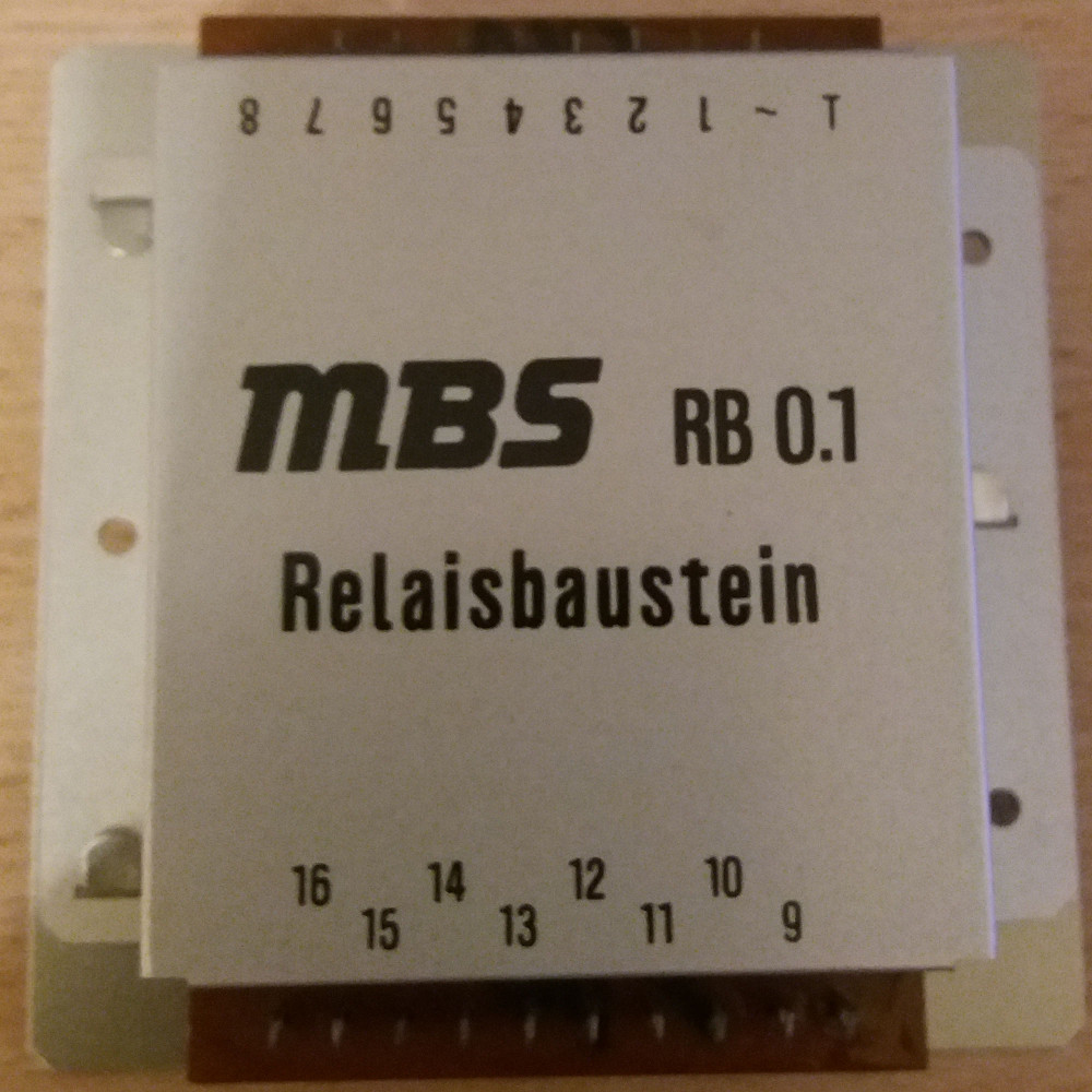 MBS Relaisbaustein RB0.1  