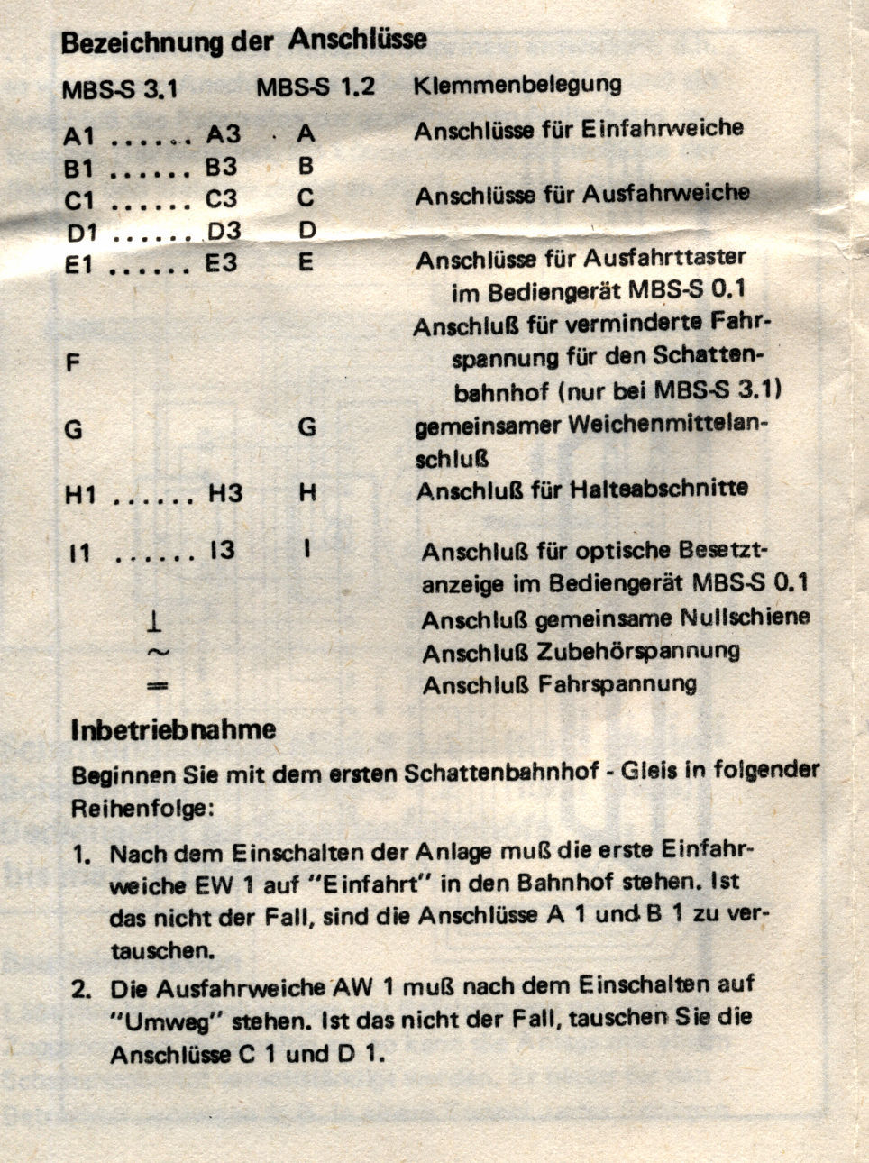 MBS Schattenbahnhof S1.2 - 1 Gleis  