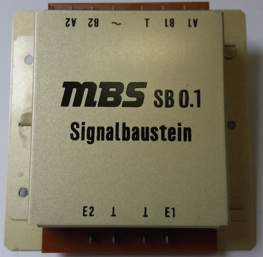 MBS Signalbaustein SB 0.1 incl. Beschreibung  