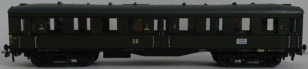 HRUSKA / Permot Mitteleinstiegswagen Müglitztalbahn Deutsche Reichsbahn  