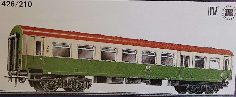 PREFO Reko-Personenwagen (grün) Deutsche Reichsbahn  