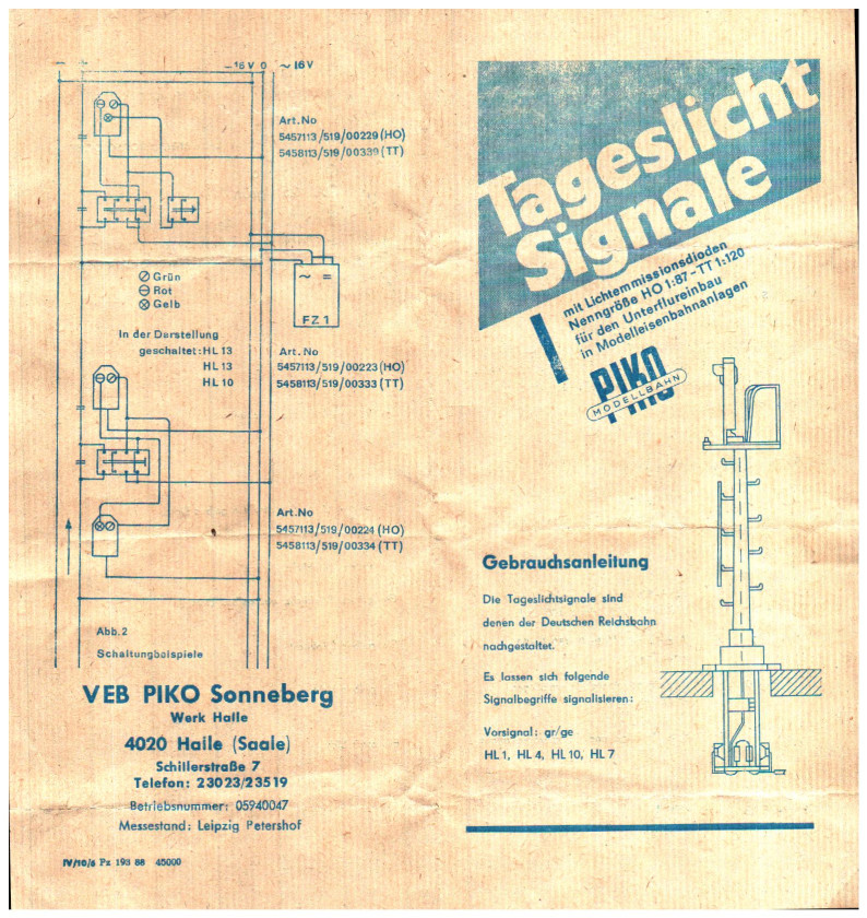 PIKO Tageslichtsignal LED  
